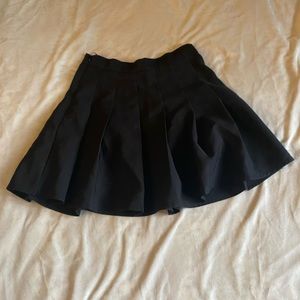 black skirt